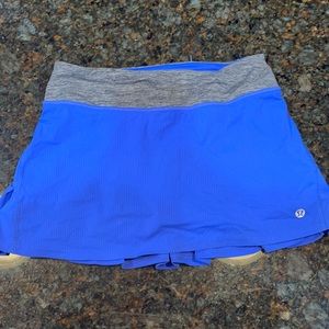 Blue lulu lemon tennis/golf skort